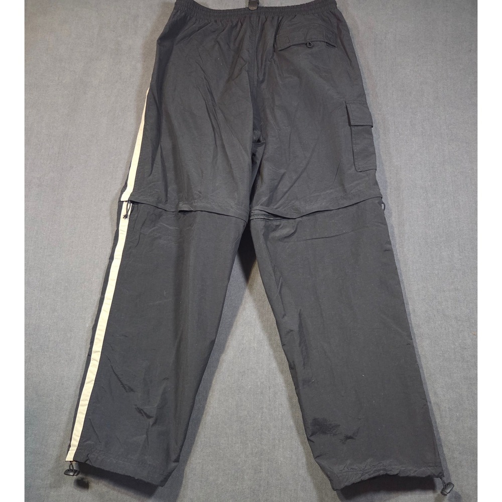 Cuffy's Convertible Cargo Pants Mens Large Black Zip Off Outdoor Streetwear